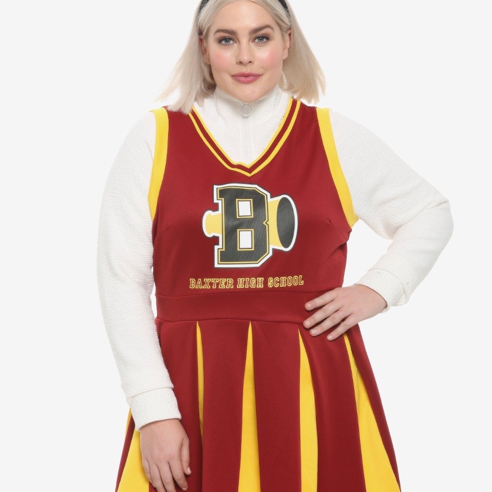 Hot Topic Chilling Adventures of Sabrina Baxter High Cheer Costume 5X NWT